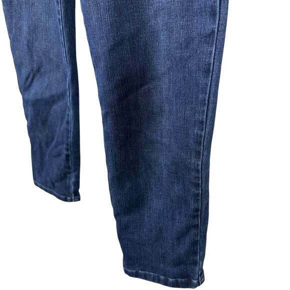 Soft Surroundings Pull On Dark Wash Jeggings Tapered Leg Jeans Elastic Waist S - Picture 8 of 16